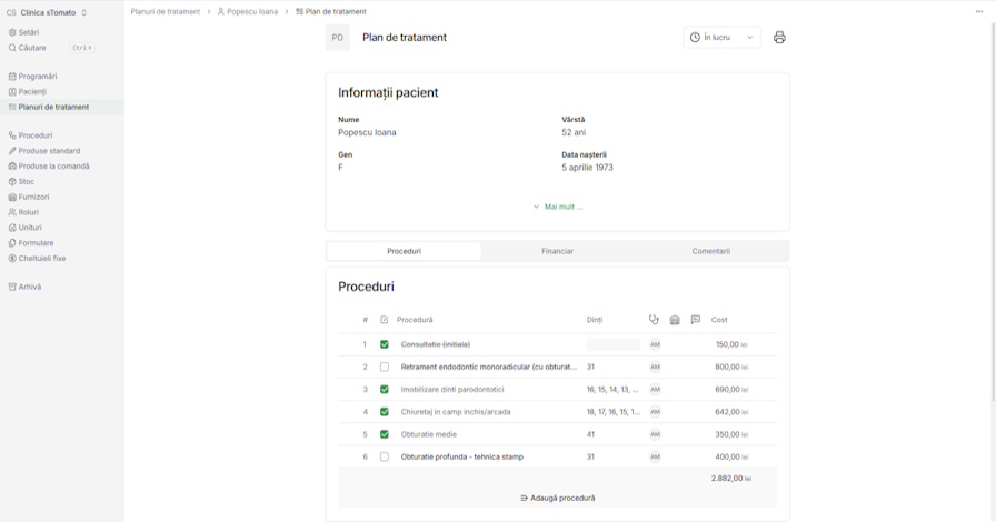Software stomatologic modern – Aplicație de management complet pentru clinici dentare