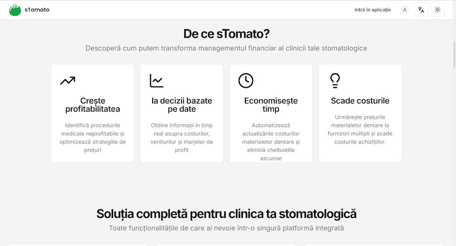 Soluția digitală pentru stomatologi – Transformă-ți clinica dentară cu sTomato